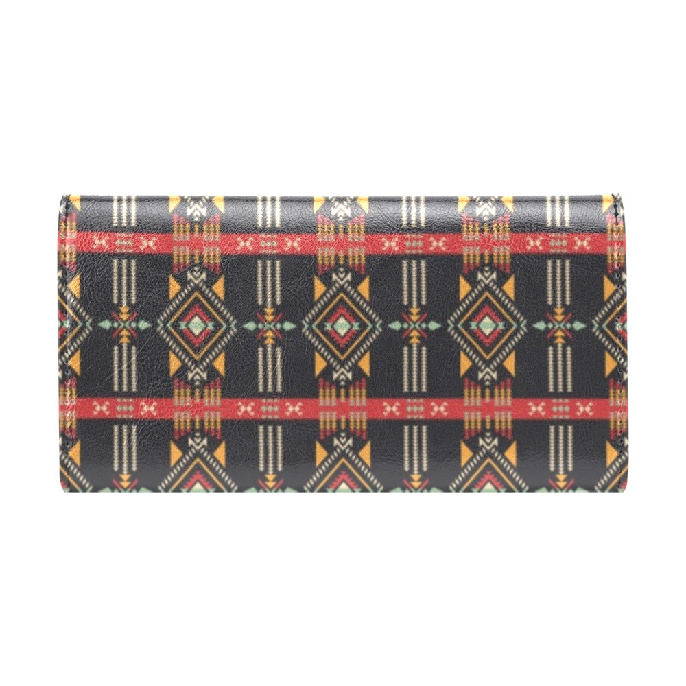 Southwest Pattern Print Design LKS303 Women's Trifold Wallet