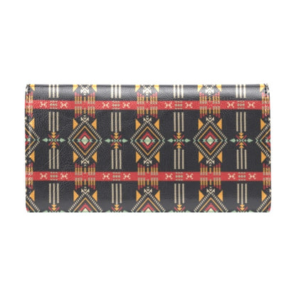Southwest Pattern Print Design LKS303 Women's Trifold Wallet