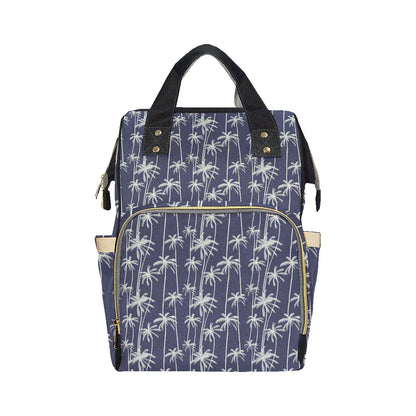 Palm Tree Pattern Print Design PT06 Diaper Bag Backpack