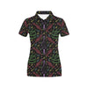 Cello Neon Pattern Print Design 02 Women's Polo Shirt