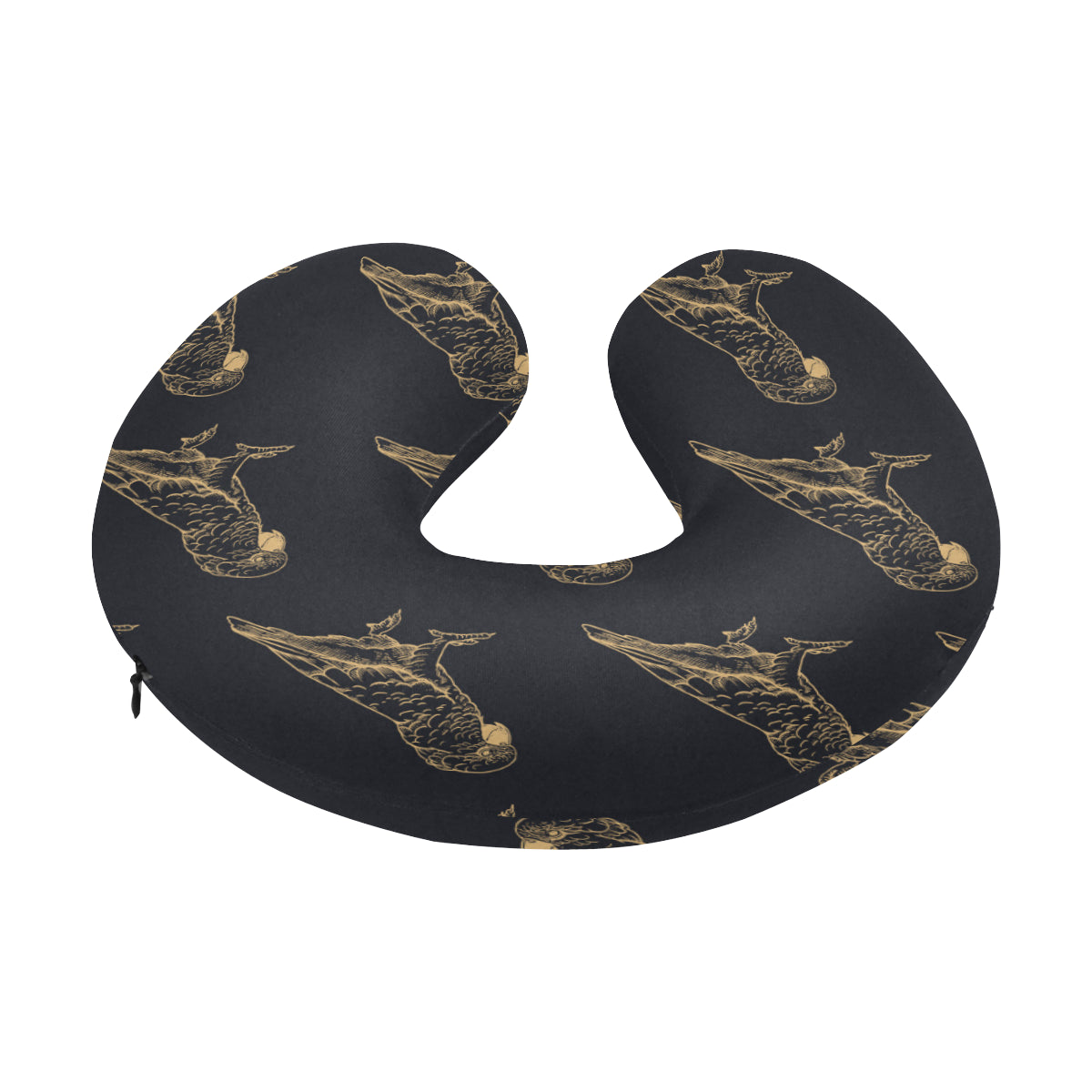 Parakeet Pattern Print Design A04 U-Shaped Travel Neck Pillow