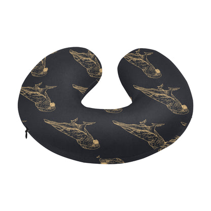 Parakeet Pattern Print Design A04 U-Shaped Travel Neck Pillow