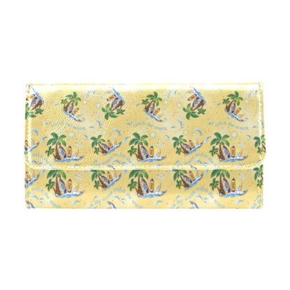 Surf Catch the Wave Design Women's Trifold Wallet