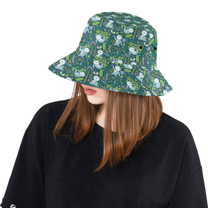 Sloth Print Design LKS304 Unisex Bucket Hat