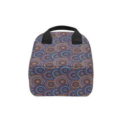 Mandala Boho Chic Design Print Insulated Lunch Bag