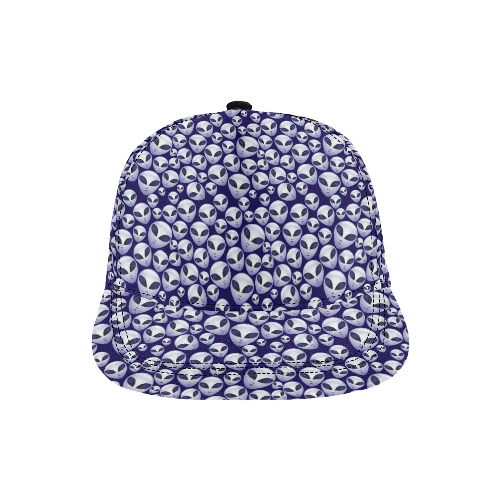 Alien Head Extraterrestrial Snapback Cap