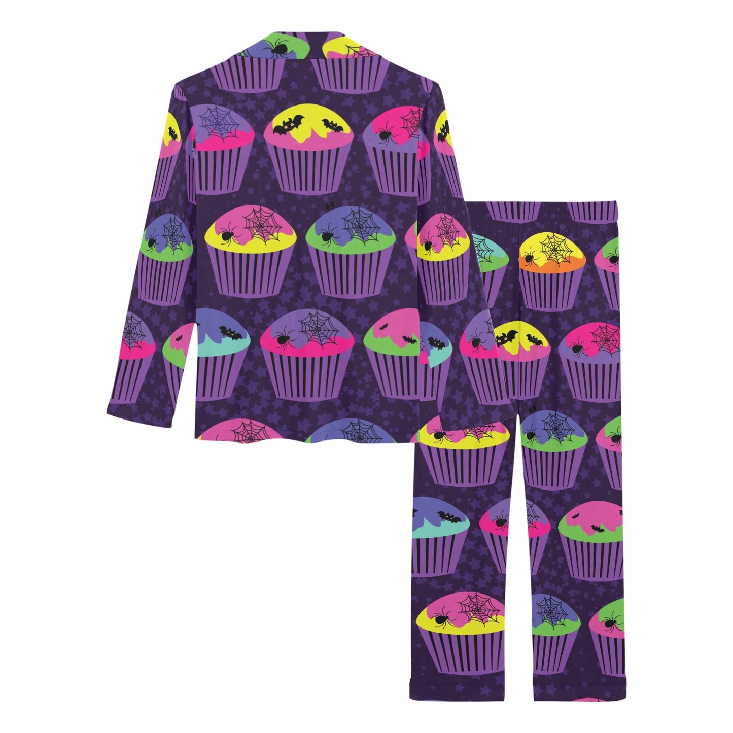 CupCake Halloween Women's Long Pajama Set