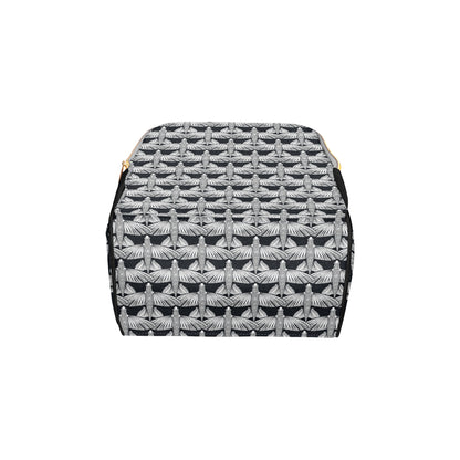 Flying Fish Pattern Print Design 03 Diaper Bag Backpack