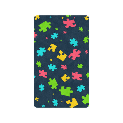 Autism Awareness Colorful Design Print Rubber Doormat