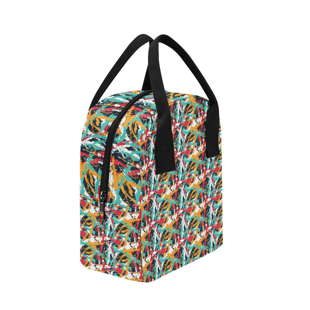 Splatter Print Design LKS304 Insulated Lunch Bag