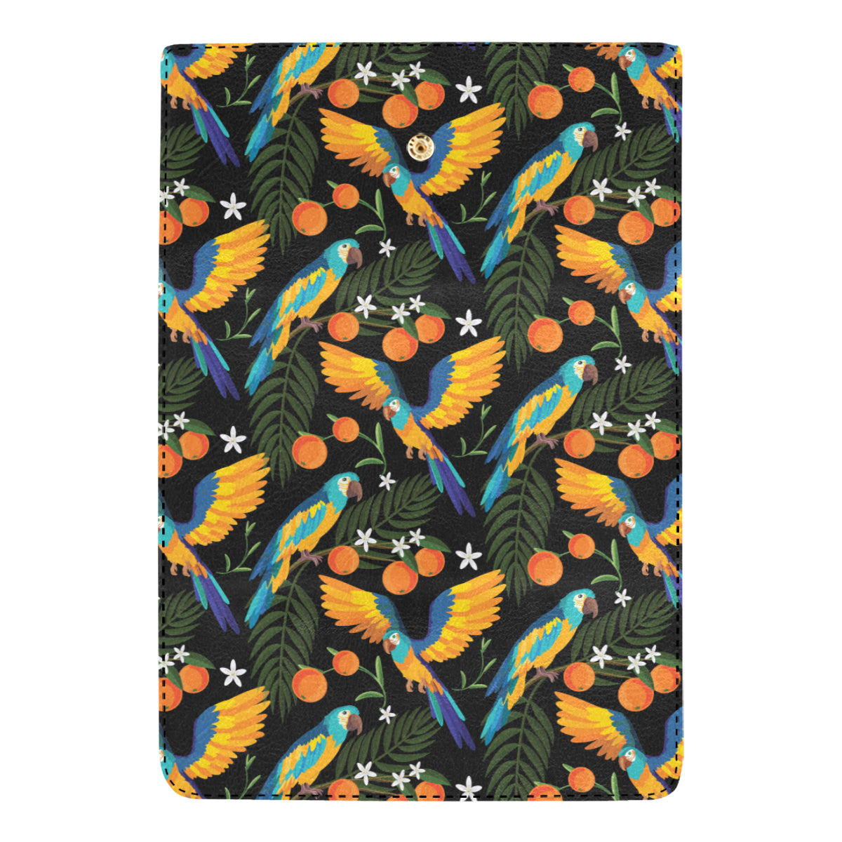 Macaw Pattern Print Design 03 Women's Trifold Wallet
