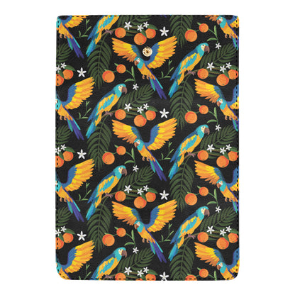 Macaw Pattern Print Design 03 Women's Trifold Wallet