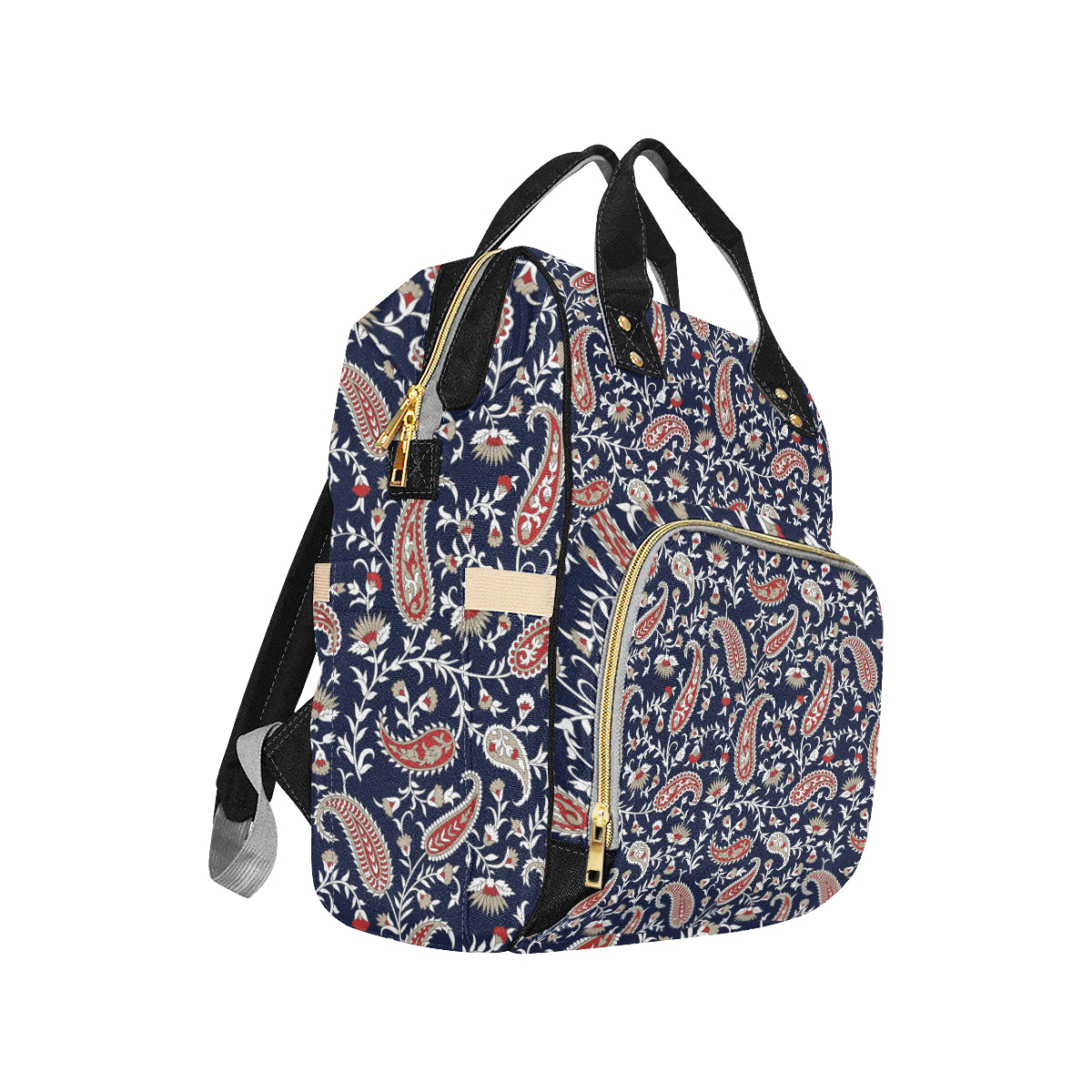 Paisley Pattern Print Design A05 Diaper Bag Backpack