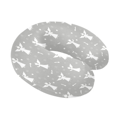 Angel Pattern Print Design 03 U-Shaped Travel Neck Pillow