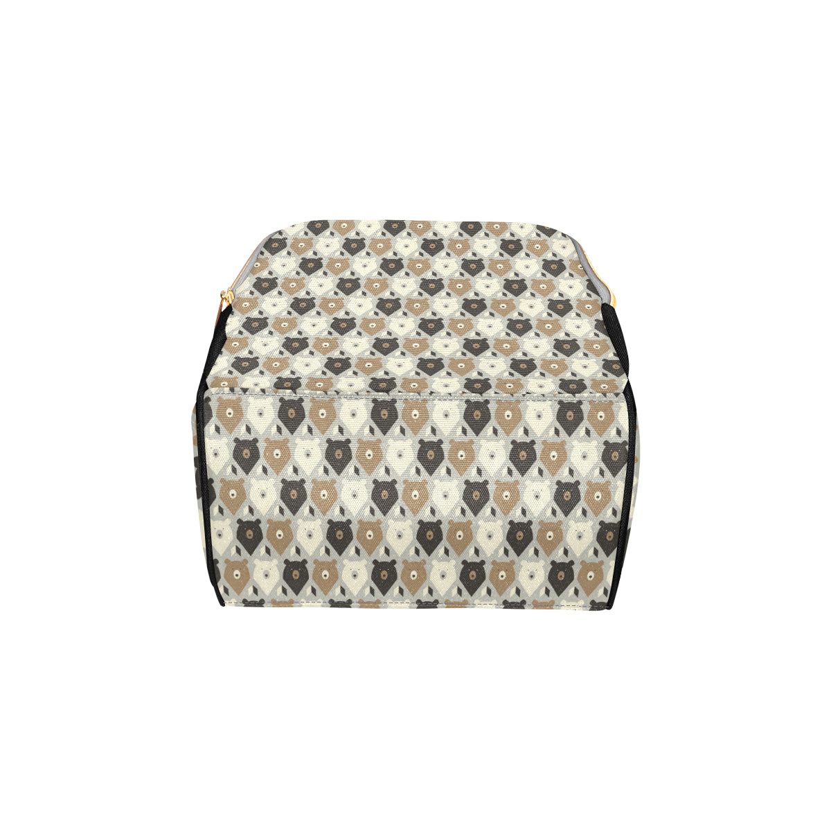 Bear Pattern Print Design 04 Diaper Bag Backpack