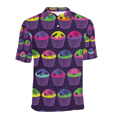 CupCake Halloween Men Polo Shirt