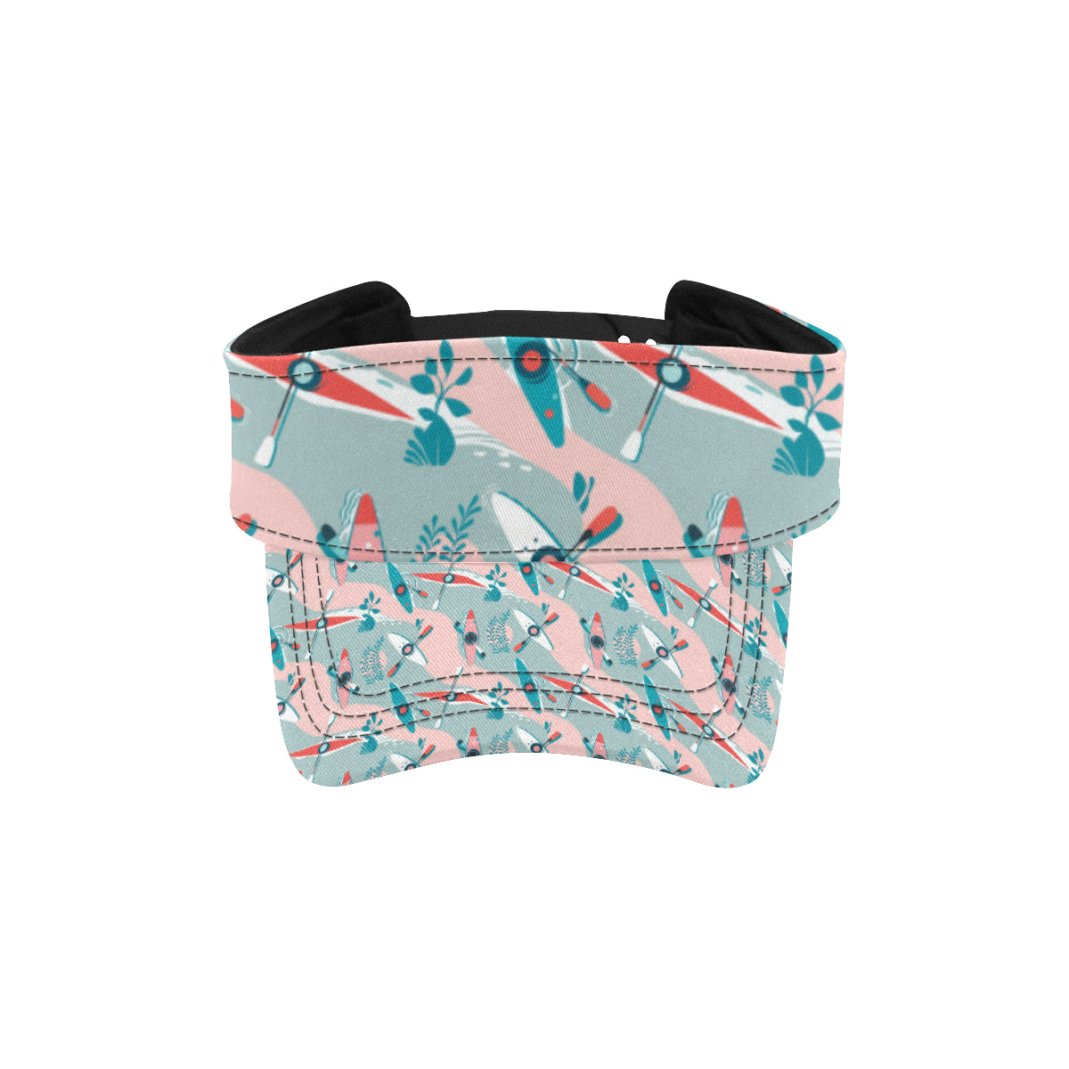 Kayak Pattern Print Design 05 Unisex Sun Visor