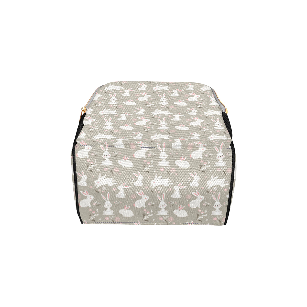 Rabbit Pattern Print Design RB03 Diaper Bag Backpack
