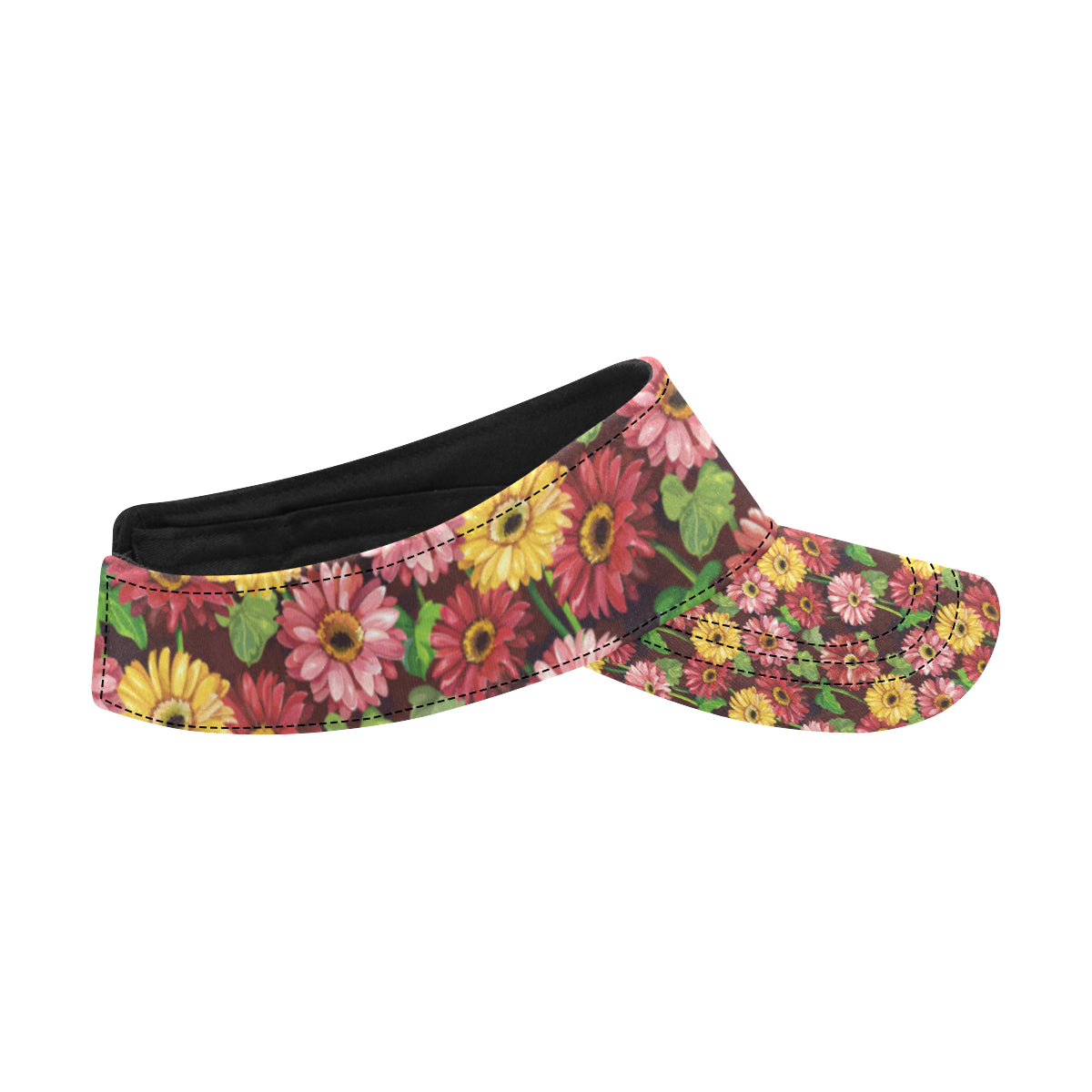 Daisy Gerbera Print Pattern Unisex Sun Visor