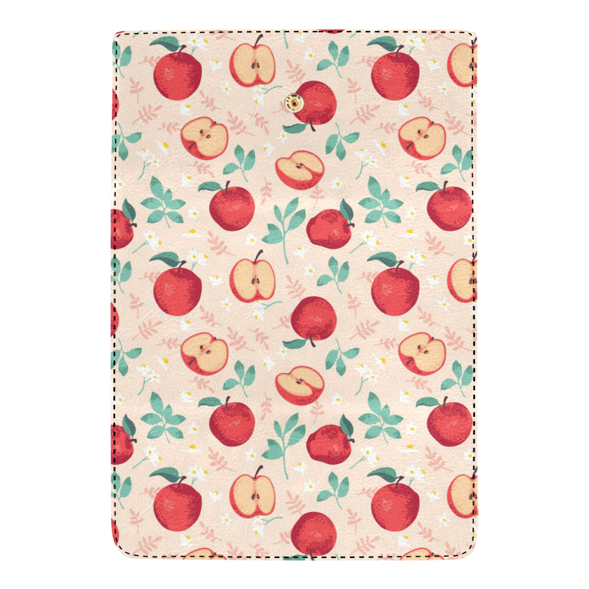 Apple Pattern Print Design AP06 Women's Trifold Wallet