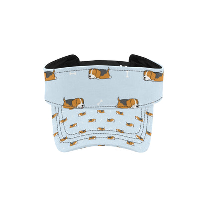Beagle Pattern Print Design 06 Unisex Sun Visor