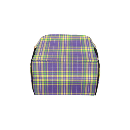 Mardi Gras Pattern Print Design 010 Diaper Bag Backpack