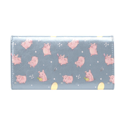 Pig Print Design LKS405 Women's Trifold Wallet