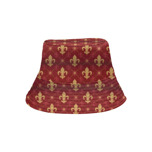 Fleur De Lis Print Design LKS401 Unisex Bucket Hat