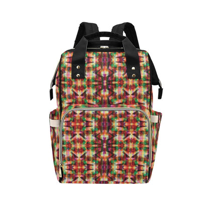 Tie Dye Print Design LKS301 Diaper Bag Backpack