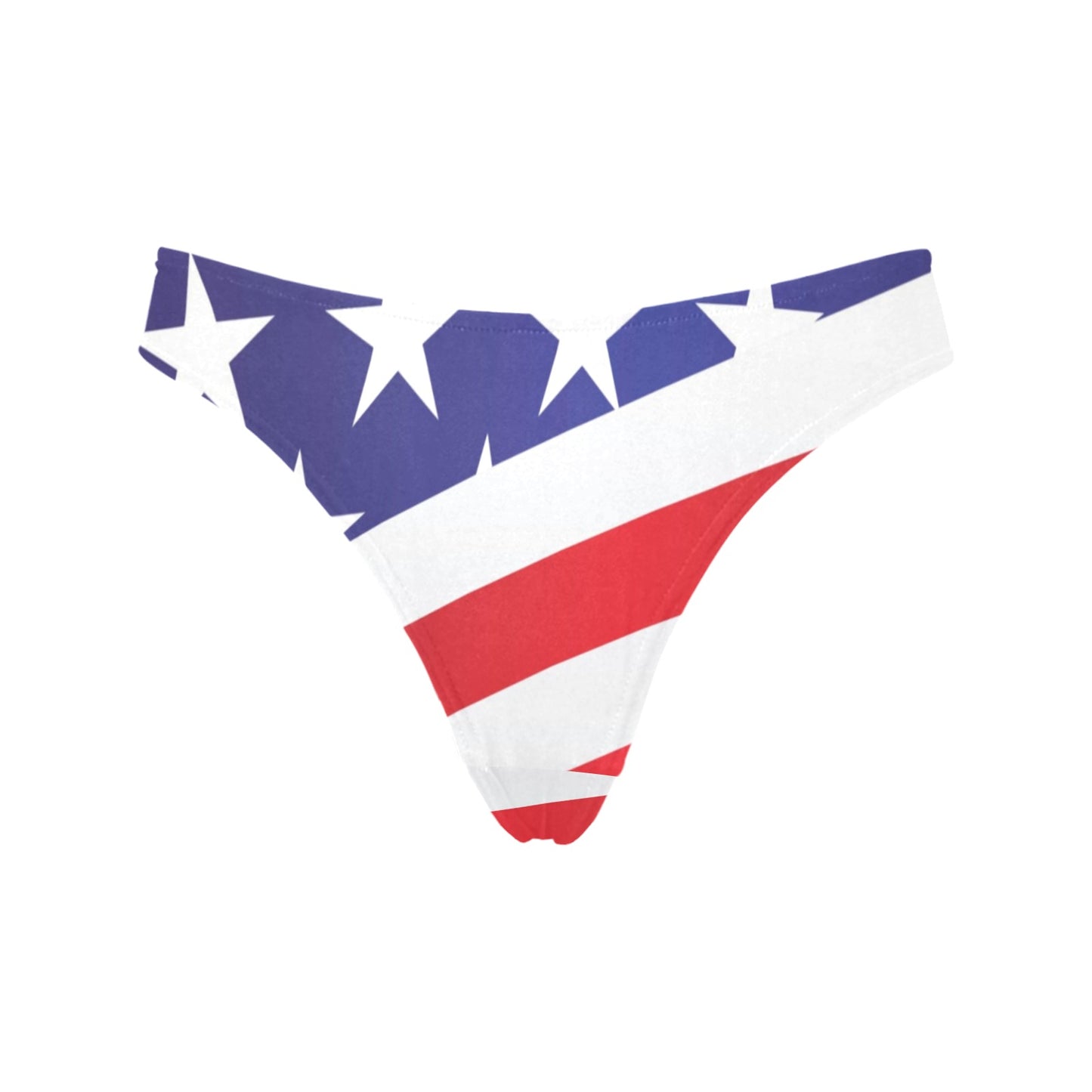 American flag Print Women's Thongs