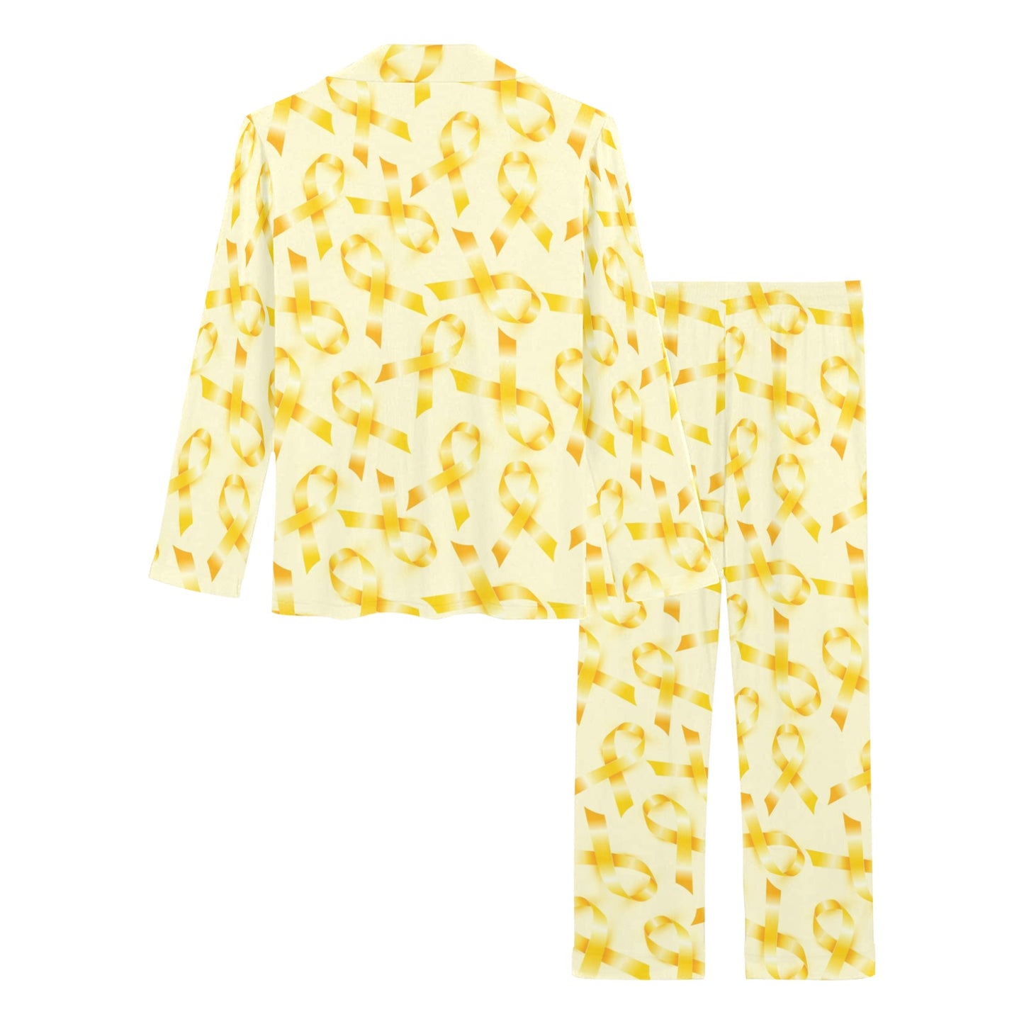 Bone cancer Pattern Print Design 01 Women's Long Pajama Set