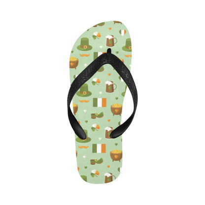 St Patricks Day Print Design LKS302 Flip Flops
