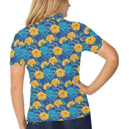 Boa Pattern Print Design 01 Women's Polo Shirt