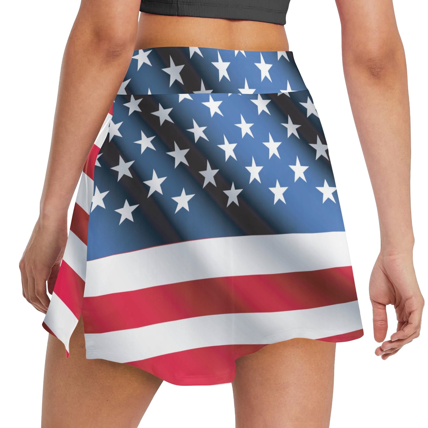 American flag Classic 17" Golf & Pickleball Skort with Pockets