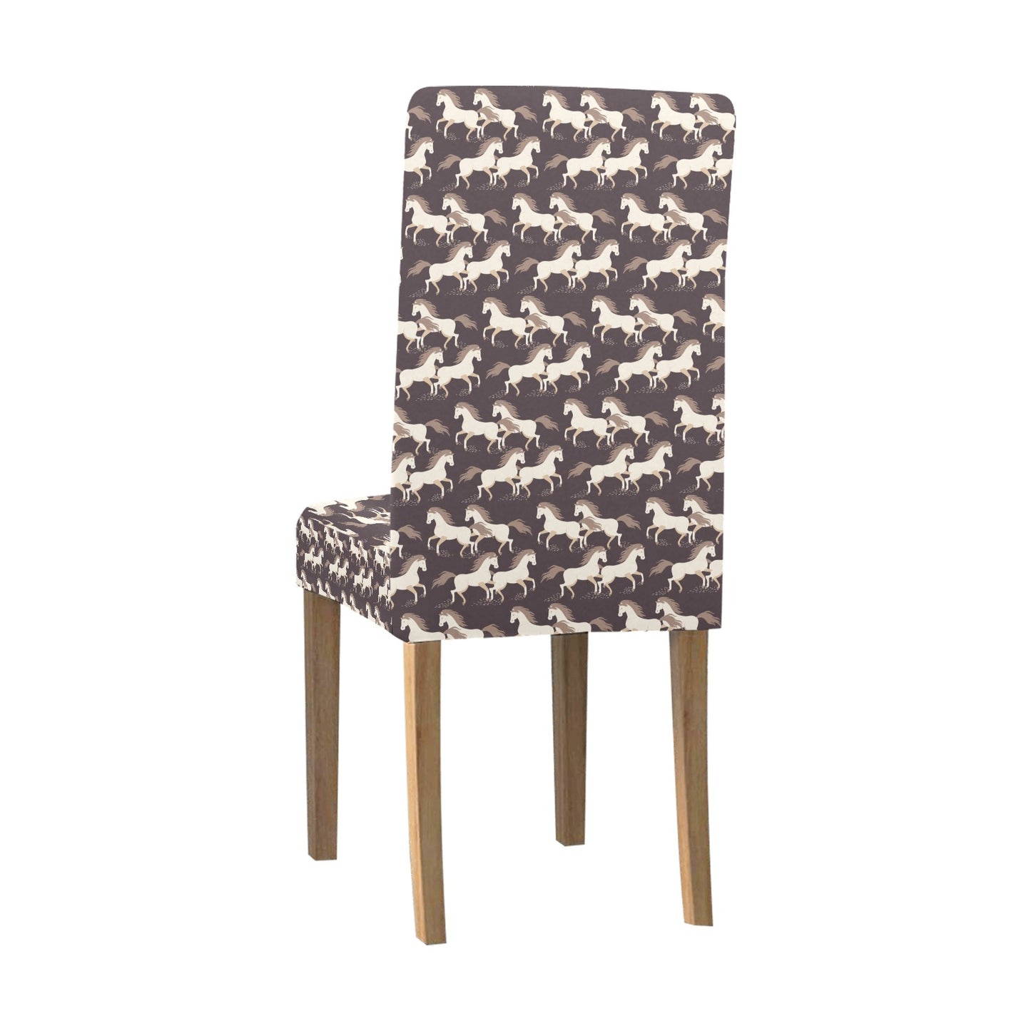 Horse Print Design LKS304 Dining Chair Slipcover