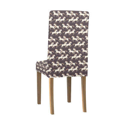 Horse Print Design LKS304 Dining Chair Slipcover
