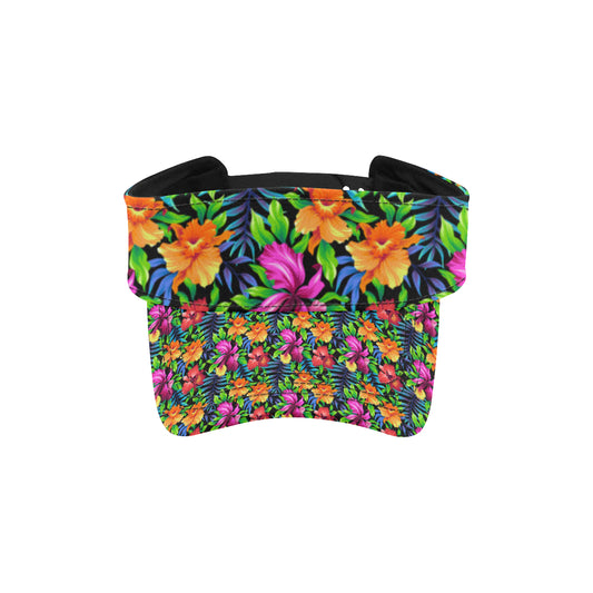 Tropical Folower Colorful Print Unisex Sun Visor