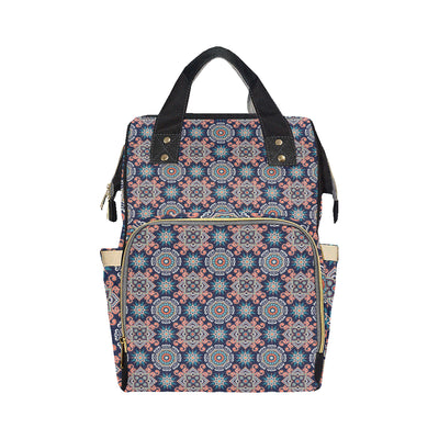 Bohemian Pattern Print Design 02 Diaper Bag Backpack