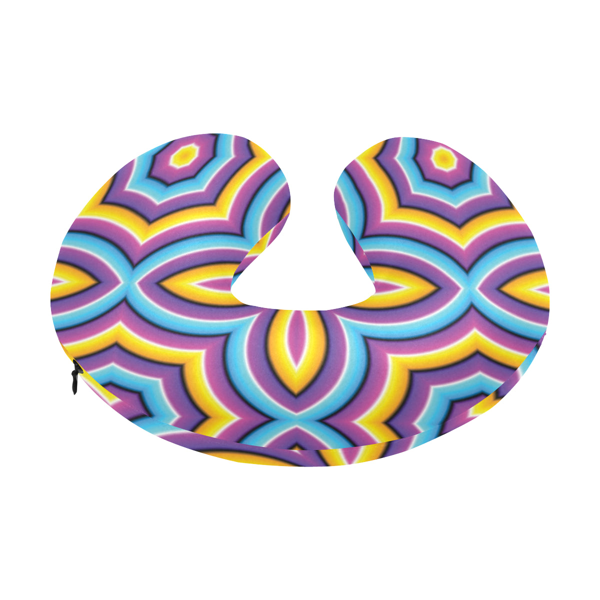 Optical illusion Pattern Print Design A03 U-Shaped Travel Neck Pillow
