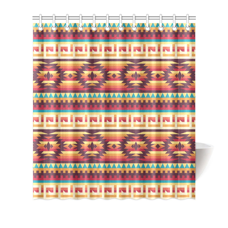Tribal Aztec Vintage Shower Curtain