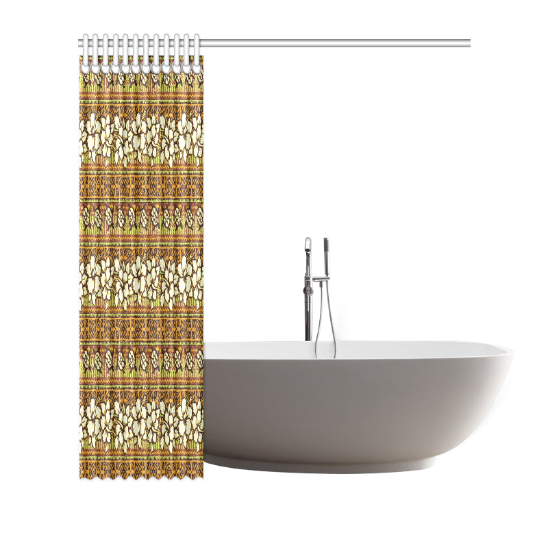 Hawaiian Themed Pattern Print Design H015 Shower Curtain