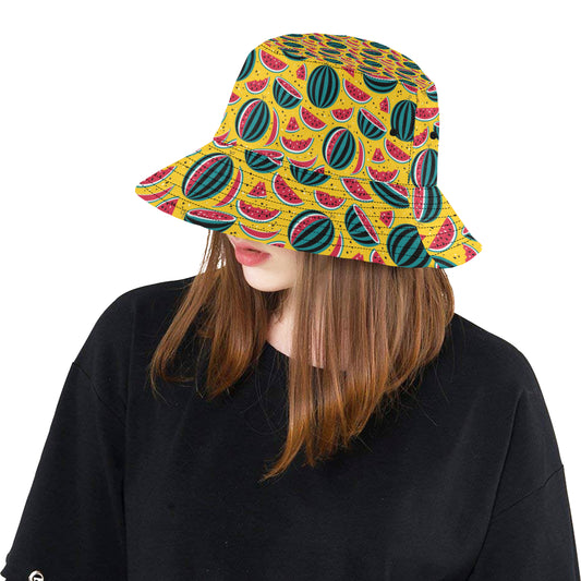 Watermelon Pattern Print Design WM02 Unisex Bucket Hat