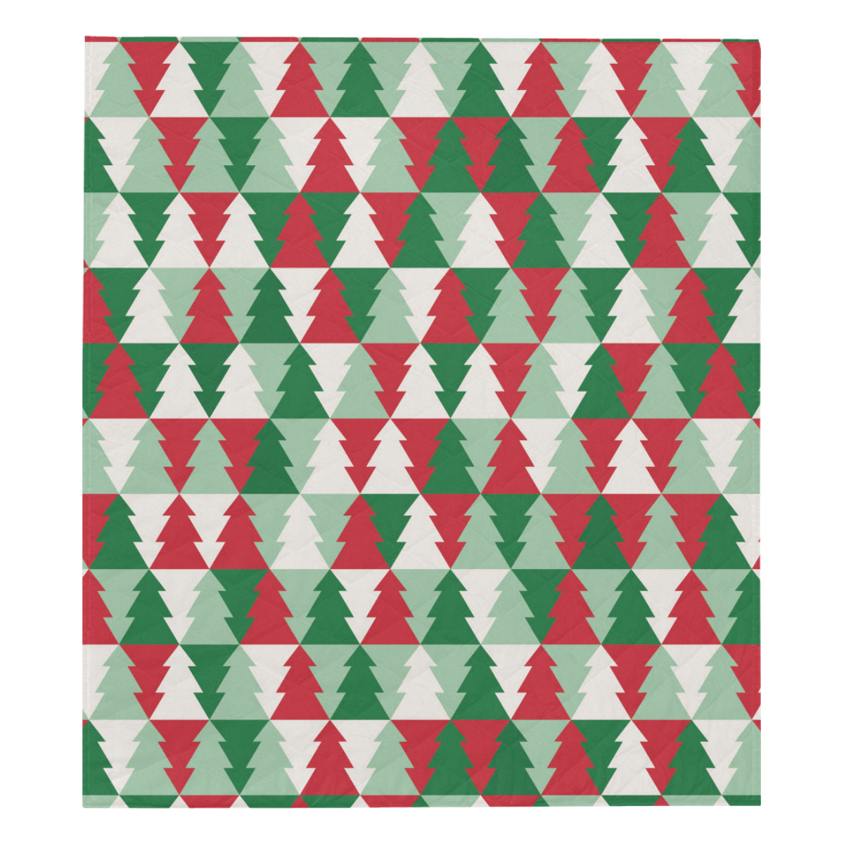 Christmas Tree Pattern Print Design 01 Premium Quilt