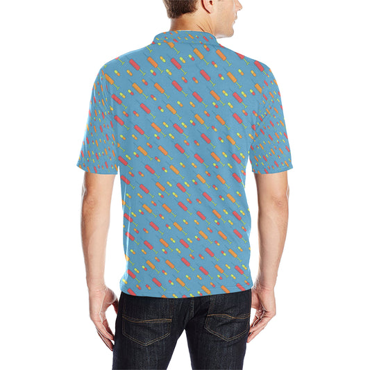 Phlebotomist Medical Pattern Men Polo Shirt