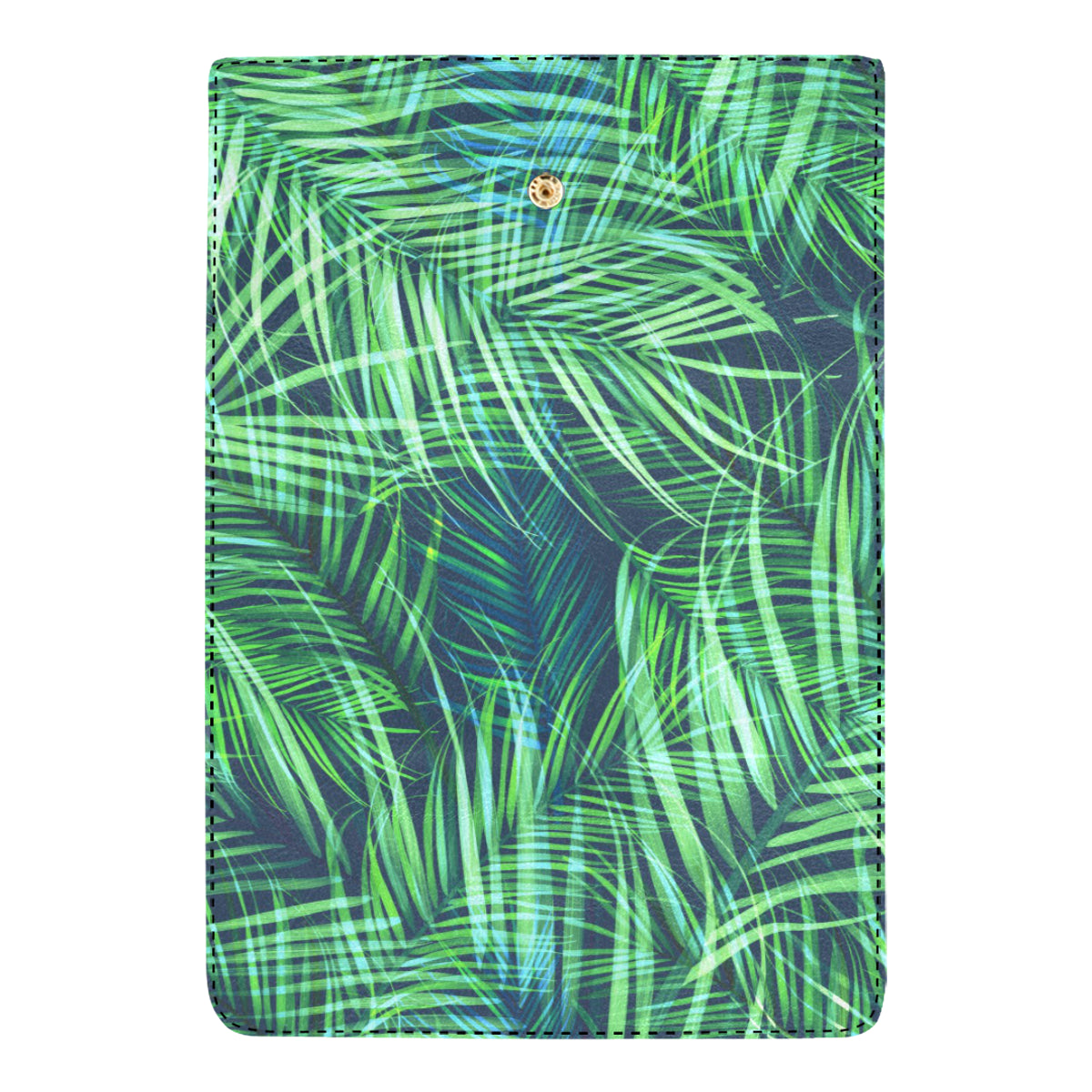 Palm Leaves Pattern Print Design PL02 Women's Trifold Wallet