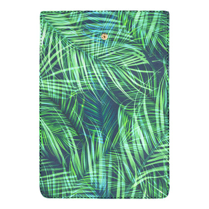Palm Leaves Pattern Print Design PL02 Women's Trifold Wallet