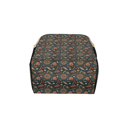 Barbecue Pattern Print Design 02 Diaper Bag Backpack