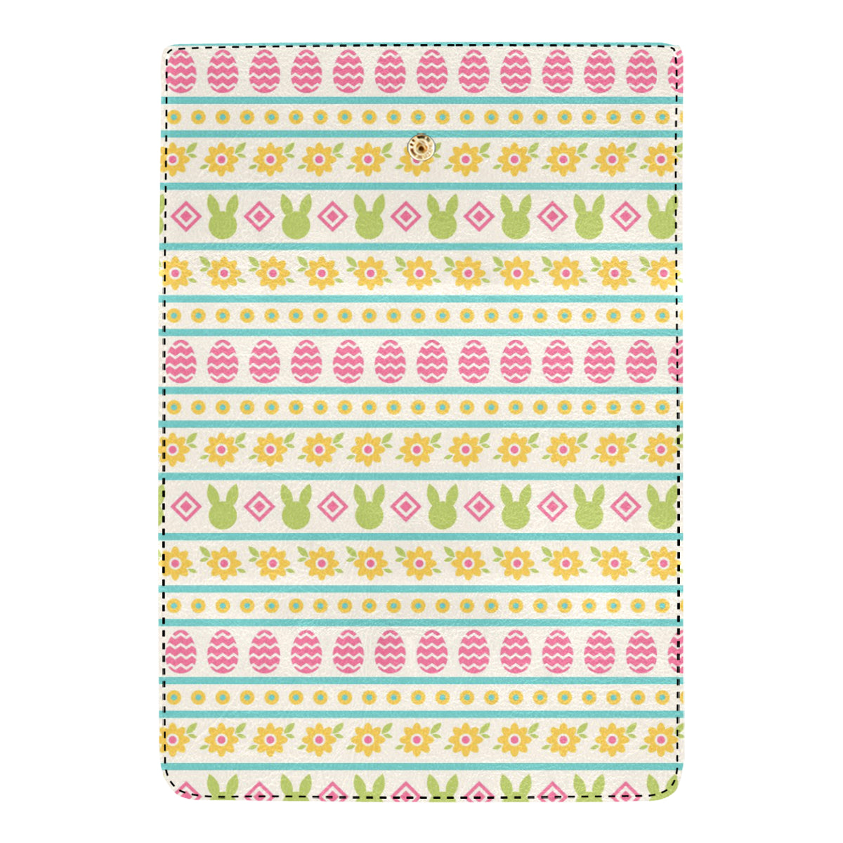 Easter Eggs Pattern Print Design RB016 Women's Trifold Wallet