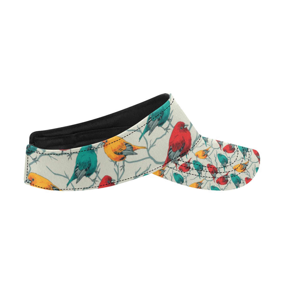Birds Pattern Print Design 04 Unisex Sun Visor
