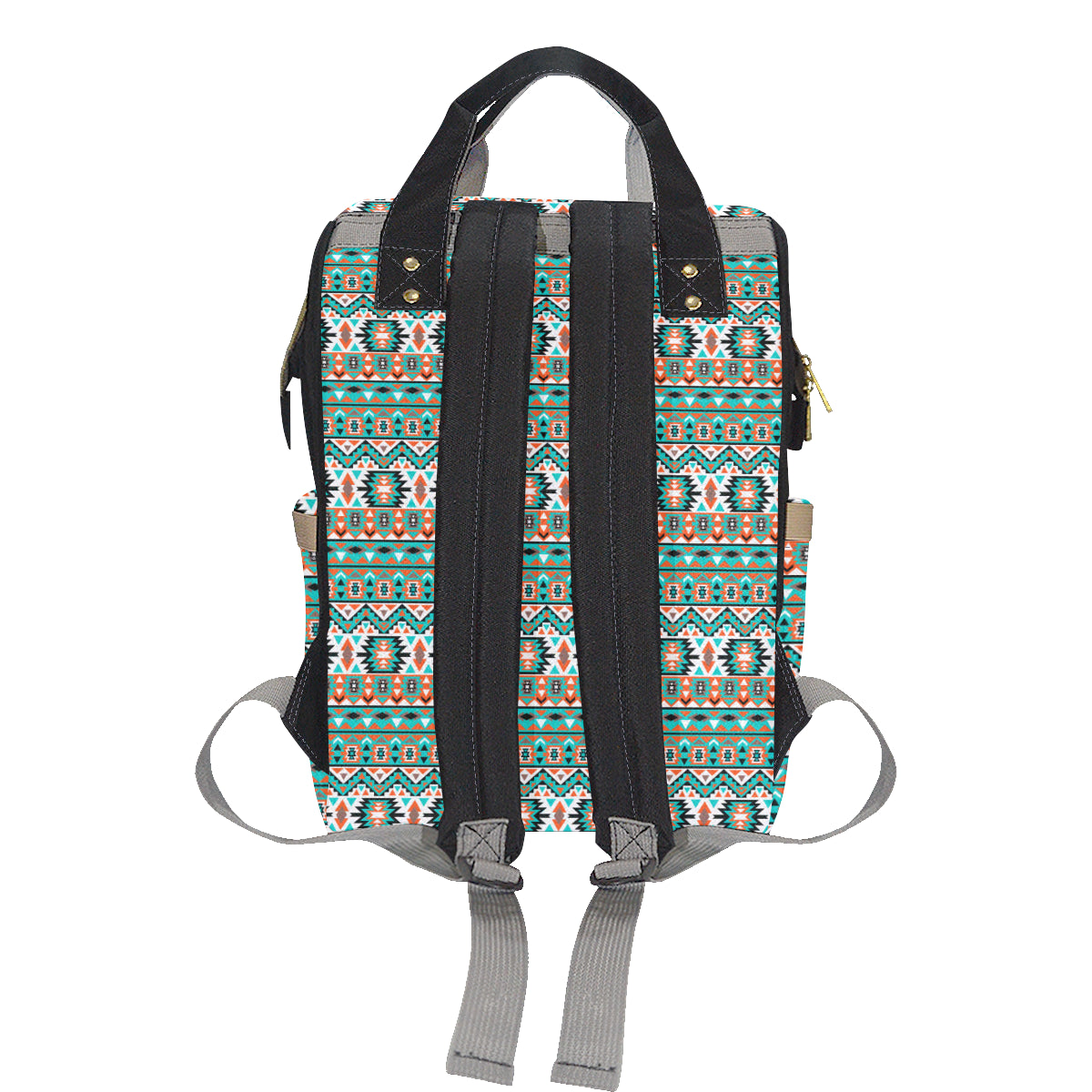 Indian Navajo Ethnic Themed Design Print Diaper Bag Backpack